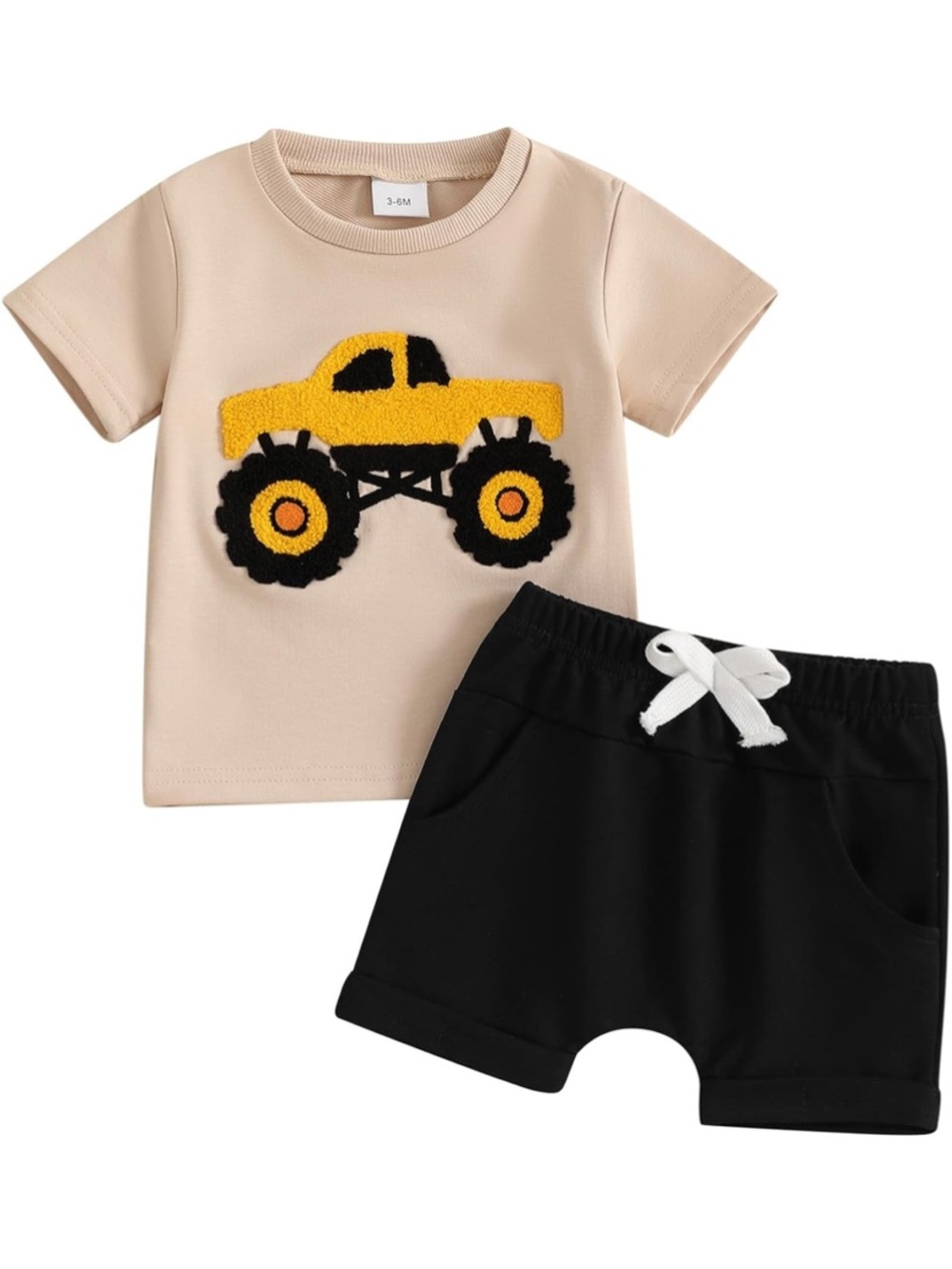 NWT Kids Monster Truck Tee and Shorts Set 2-3 Y K85